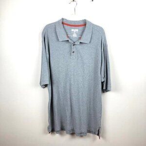 Duluth Trading Co Polo Shirt Short Sleeves Gray XL